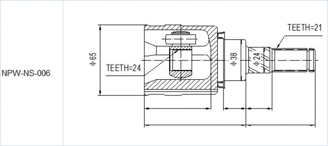 NTY Kloub poloosa NISSAN MURANO Z50 Z51 X-TRAIL T30 T31 T32 QASHQAI J10E CUBE Z10 Z11 Z12 NOTE E12