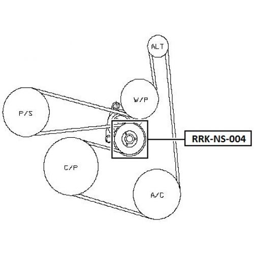 Схема ремня генератора сплит порт