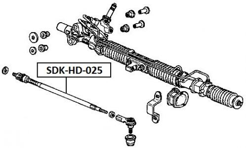 FEB AXIÁLNÍ TÁHLO ŘÍZENÍ HONDA CR-V 00-