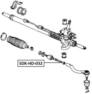 FEB AXIÁLNÍ TÁHLO ŘÍZENÍ HONDA ACCORD 02-08