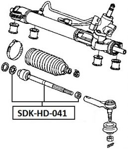 FEB AXIÁLNÍ TÁHLO ŘÍZENÍ HONDA CR-V I-CTDI 07-