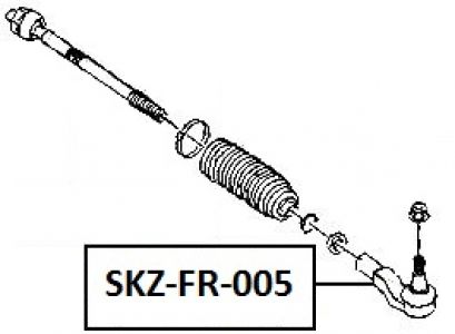FEB ČEP ŘÍZENÍ PRAVÝ FORD MONDEO 07-, GALAXY 06-, LANDROVER FREELANDER 06-, VOLVO V70 07-