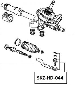FEB ČEP ŘÍZENÍ PRAVÝ HONDA CIVIC FK 06-