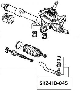FEB ČEP ŘÍZENÍ LEVÝ HONDA CIVIC FK 06-