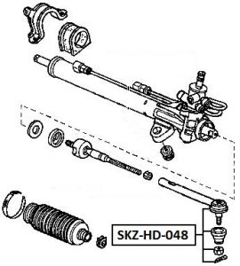 FEB ČEP ŘÍZENÍ LEVÝ/PRAVÝ HONDA ODYSSEY/SHUTTLE RB1/RB2 05-08