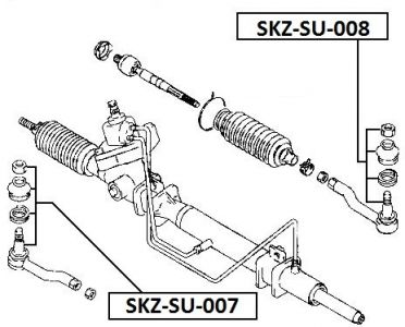 FEB ČEP ŘÍZENÍ PRAVÝ SUZUKI GRAND VITARA -06