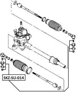 FEB ČEP ŘÍZENÍ LEVÝ/PRAVÝ SUZUKI SWIFT 05-, IGNIS 00-, SPLASH 08-