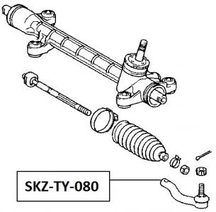 FEB ČEP ŘÍZENÍ LEVÝ TOYOTA COROLLA CE120/NZE120 00-06