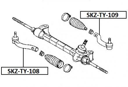 FEB ČEP ŘÍZENÍ PRAVÝ TOYOTA RAV-4 05-, LEXUS HS250H 09-, SCION TC 10-