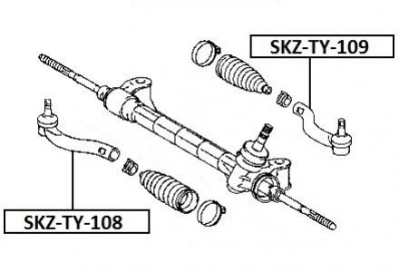 FEB ČEP ŘÍZENÍ LEVÝ TOYOTA RAV-4 05-, LEXUS HS250H 09-, SCION TC 10-