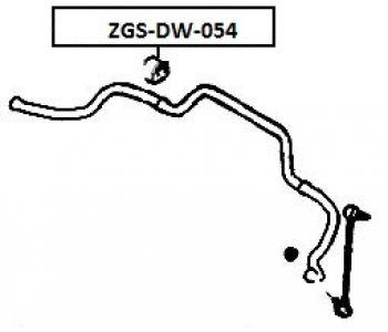 FEB ULOŽENÍ STABILIZATORU - PŘEDNÍ D26 CHEVROLET CAPTIVA 06-, OPEL ANTARA 06-