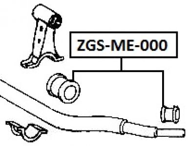 FEB ULOŽENI STABILIZATORU - PŘEDNÍ SADA MERCEDES ML W163 98-04 (SADA 4KUSY)