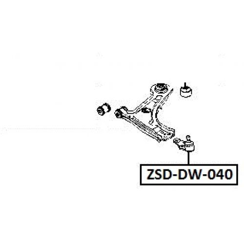 FEB ČEP RAMENO PŘEDNÍ SPODNÍ CHEVROLET LACETTI/OPTRA (J200) 2003-2008