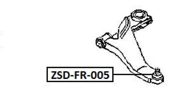 FEB ČEP RAMENO PŘEDNÍ SPODNÍ FORD MONDEO GE 2000-2007