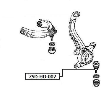 NTY ČEP RAMENO PŘEDNÍ SPODNÍ HONDA ACCORD CB/CC/CD/CE 90-98, ODYSSEY 94-98