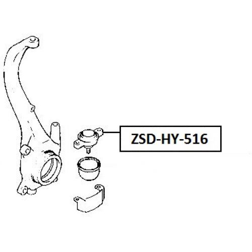 FEB ČEP RAMENO PŘEDNÍ SPODNÍ HYUNDAI SONATA (EF) 2001-2005