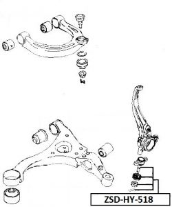 FEB ČEP RAMENO PŘEDNÍ SPODNÍ HYUNDAI SONATA NF 2005-2010