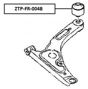 FEB SILENTBLOK RAMENO PŘEDNÍ SPODNÍ - ZADNÍ FORD TRANSIT TT9 2006-
