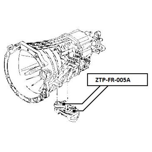 FEB SILENTBLOK DRŽÁK MOTORU ZADNÍ FORD TRANSIT TT9 2006-