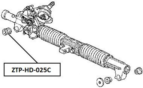 FEB SILENTBLOK HŘEBENE ŘÍZENÍ HONDA CIVIC EU/EP/ES 2001-2006, JAZZ/FIT GD 2002-2008, CITY 2003-2008