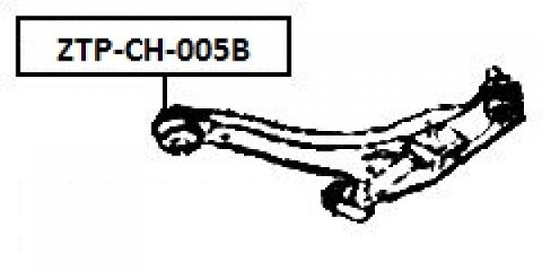 FEB SILENTBLOK RAMENO PŘEDNÍ SPODNÍ - ZADNÍ CHRYSLER PT CRUISER 2001-2009
