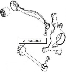 FEB SILENTBLOK HŘEBENE ŘÍZENÍ MERCEDES GLK 204 2007-