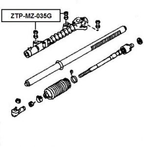 NTY SILENTBLOK HŘEBENE ŘÍZENÍ MAZDA 6 GG/GY 02-08