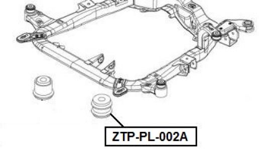 FEB SILENTBLOK PŘÍČKY PŘEDNÍ - LEVÝ OPEL ASTRA G/H  98-10, ZAFIRA A/B 99-11