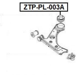 FEB SILENTBLOK RAMENO PŘEDNÍ SPODNÍ - ZADNÍ OPEL CORSA D 2006-