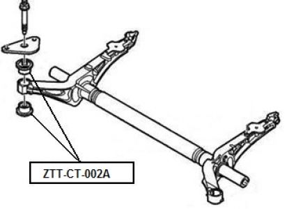 FEB SILENTBLOK PŘÍČKY ZADNÍ PEUGEOT PARTNER 1996-, CITROEN BERLINGO 96-