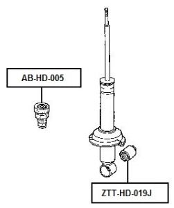 FEB SILENTBLOK TLUMIČ ZADNÍ HONDA CIVIC EU/EP/ES 01-06