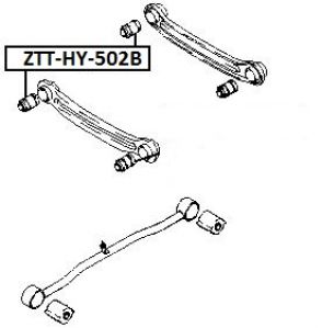 FEB SILENTBLOK RAMENO ZADNÍ PŘÍČNÉ HYUNDAI ACCENT/VERNA 1999-