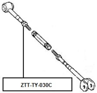 FEB SILENTBLOK RAMENO ZADNÍ PŘÍČNÉ - PŘEDNÍ LEXUS ES300 01-06, TOYOTA AVALON 05-10, TOYOTA CAMRY 01-11, TOYOTA HIGHLANDER 00-07