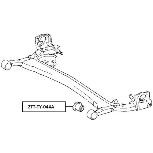 FEB SILENTBLOK PŘÍČKA ZADNÍ TOYOTA YARIS 99-05