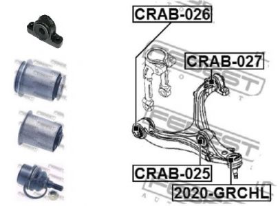 Sada rameno přední spodní JEEP GRAND CHEROKEE WK WH 2005- COMMANDER XK XH 2005- 52089980AI 52089981AI
