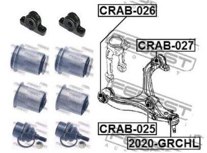 FEB Sada pro repasi rameno JEEP GRAND CHEROKEE WK/WH 2005- COMMANDER XK/XH 2005-
