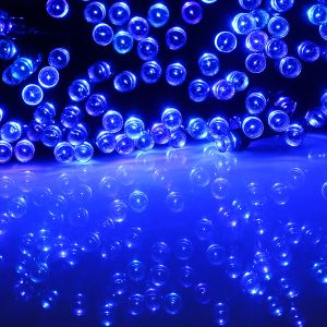 100 LED vánoční osvětlení 8,5m+5m IP44 venkovní i vnitřní použití - modré