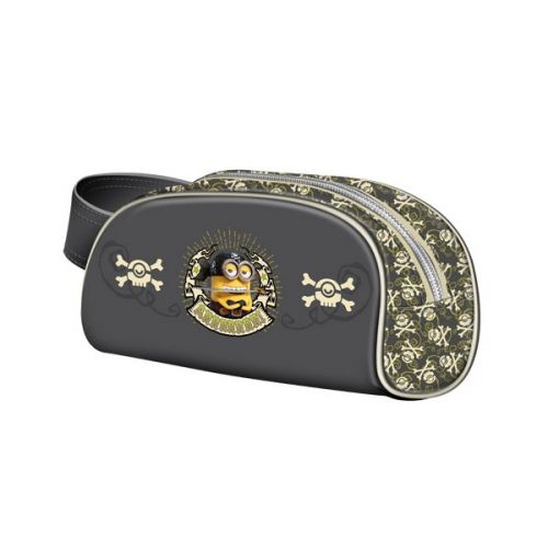 Taštička, penál Minion mimoň mimoni pirate portatodo book, žluto-tmavě zelená