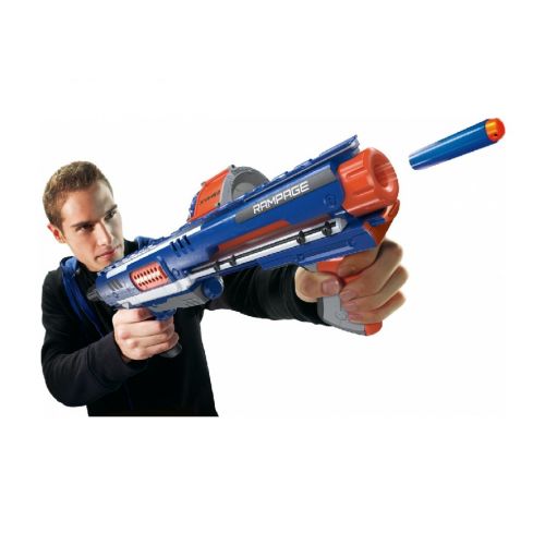 HASBRO NERF Elite Rampage rozložitelná puška s bubnovým zásobníkem
