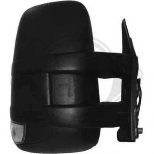 Vnější pravé zrcátko IVECO DAILY 2006- manuálně ovládané, krátké