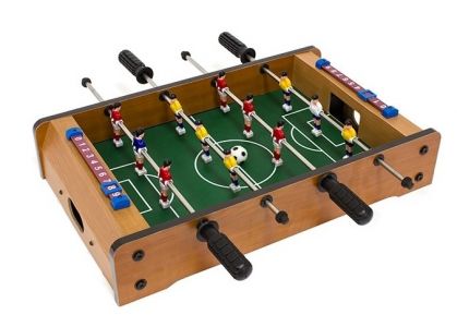 MAX Mini stolní fotbal fotbálek 51 x 31 x 8 cm světlý