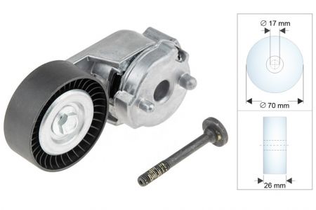 NTY Napínací kladka řemen JEEP CHEROKEE GRAND CHEROKEE 4.0 -05 04854089A 04854089AB