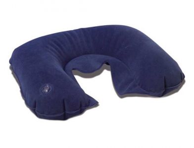 Cestovní polštář nafukovací modrý