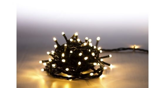 LUMA LED vánoční řetěz, 500 LED, 50m, přívod 5m, IP44, teplá bílá