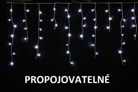 LUMA LED Vánoční světelný déšť, 630 LED, 20m přívod 5m, IP44, studená bílá