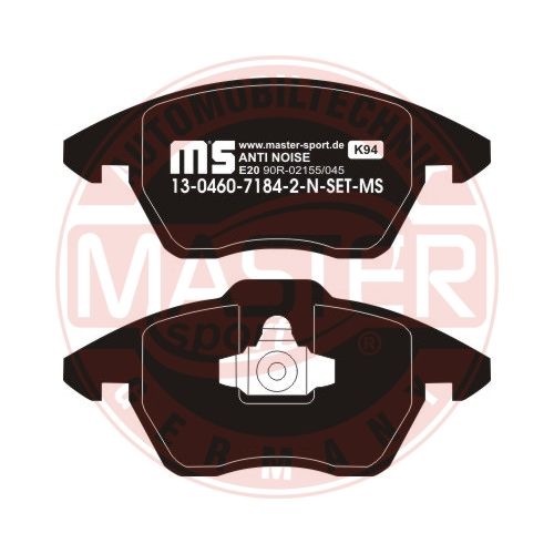 MASTER SPORT Brzdové destičky přední SEAT ALTEA 2004- IBIZA IV 2008- LEON 2005- TOLEDO III IV 2004- 3C0698151J JZW698151B 3C0698151D 5K0698151A 3C0698151C 3C0698151B 5K0698151 3C0698151A 3C0698151 1K0698151E 1K0698151C 1K0698151