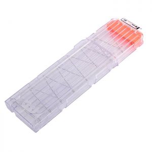 Elite zásobník transparentní na 18 šipek pro NERF