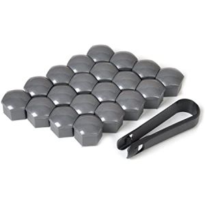 Kryty šroubů, na šrouby kol 17mm, 20ks sada šedé