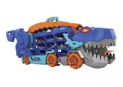 HOT WHEELS City T-Rex tahač se světly a zvuky HNG50