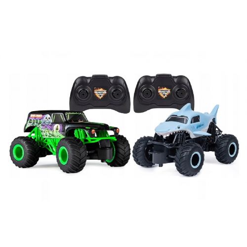 Spin Master Monster Jam 1:24 RC Grave Digger a Megalodon